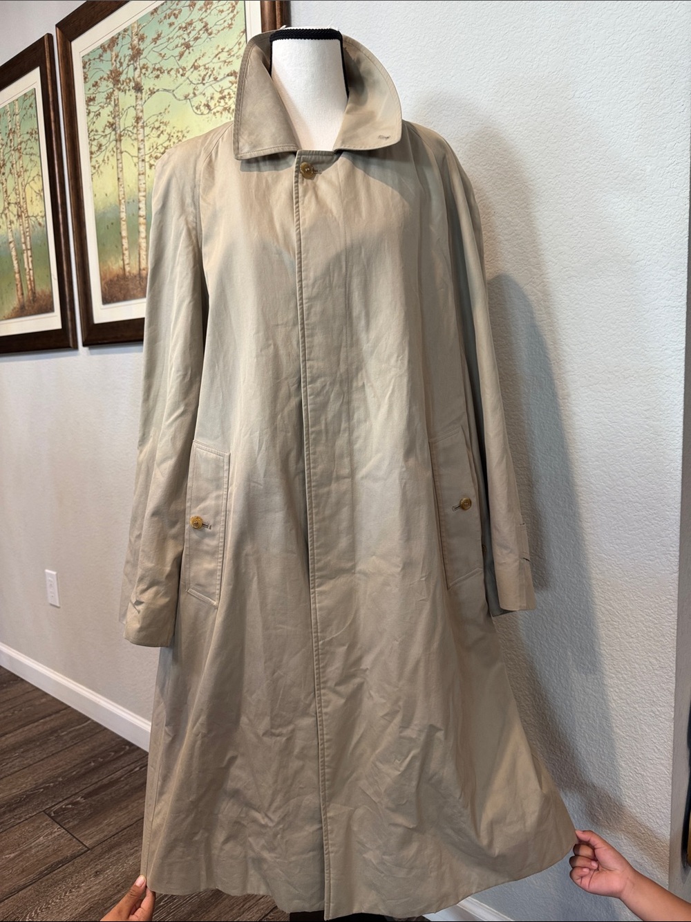 Authentic Burberry Beige Trench Coat